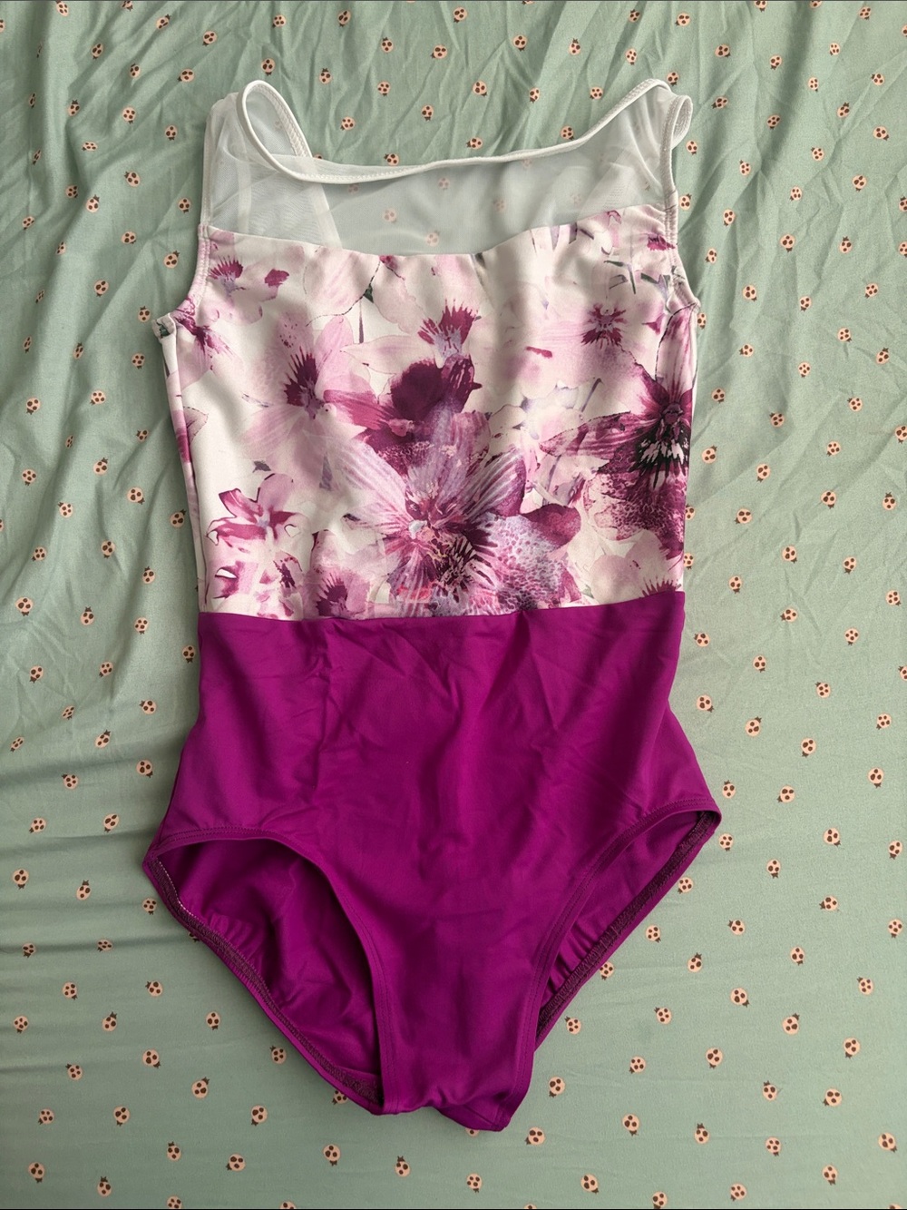 Ainsliewear Camille V-Back Boatneck Leotard